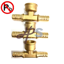 Low lead brass pex metal pipe fitting manufacturer